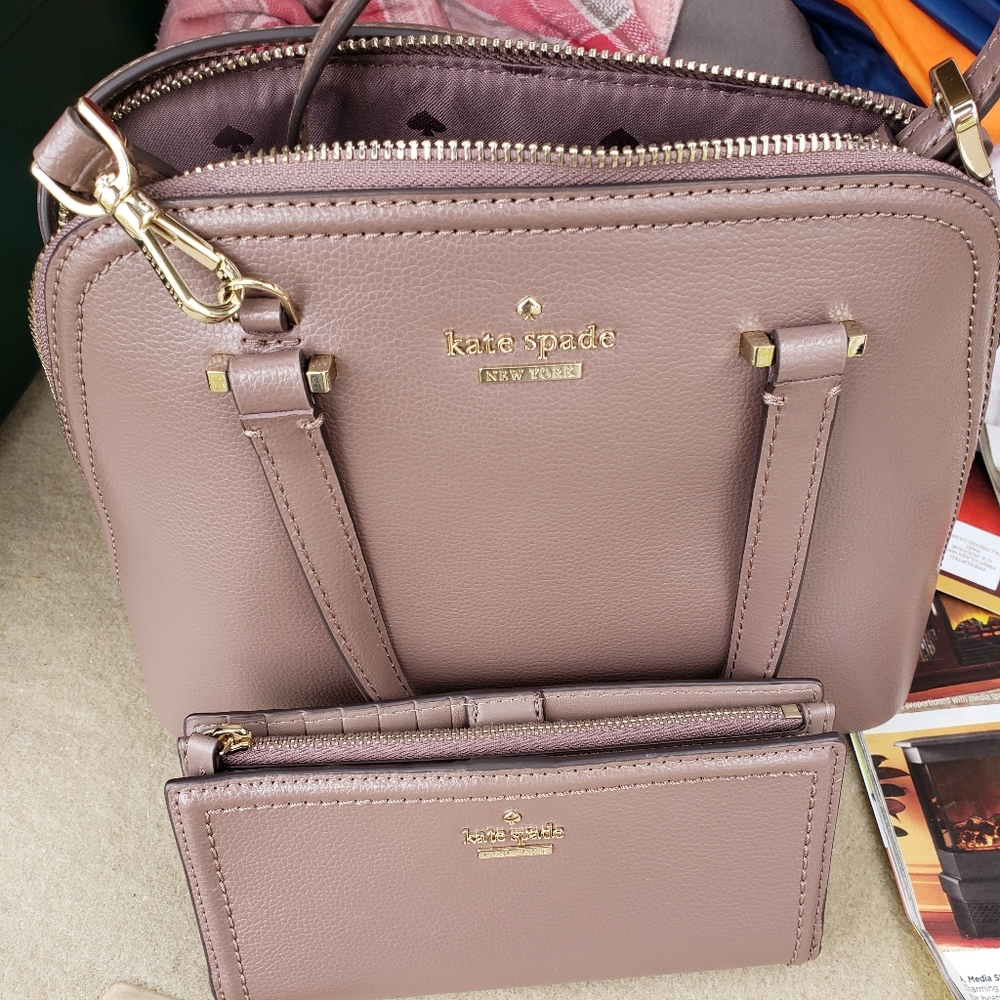 Kate Spade dome satchel, purse, crossbody, wallet